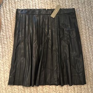 J. Crew Faux Leather Skirt